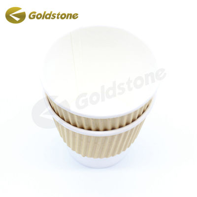 Combining Insulation Kraft Ripple Paper Cups And Insulation For Hot And Cold Drinks