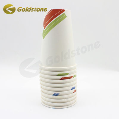 Leak Resistant Milk Paper Cup Customizable Weights Compostable Paper Cups