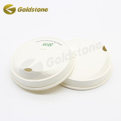 Custom Size Disposable Compostable Cup Lids Hot Cup Lids