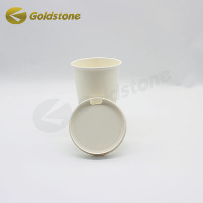 Food Grade Paper Cup Lid Cover Ice Cream In Cups With Lids With Customizable Printing