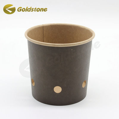 10inch Recycled White Paper Disposable Bucket For Sustainable Eco Friendly Packaging