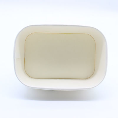 500ml Rectangular Paper Bowls Eco-Friendly And Practical For Food Service