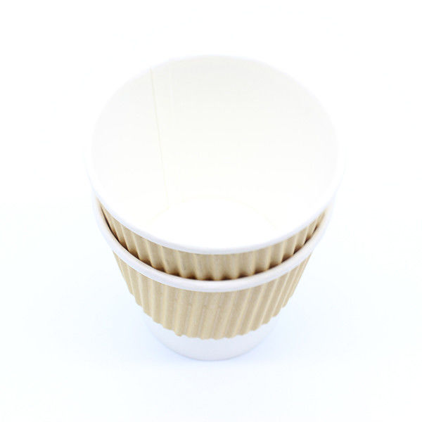 Single Wall Coffee Paper Cup Insulated Disposable Coffee Cups ISO9001 1