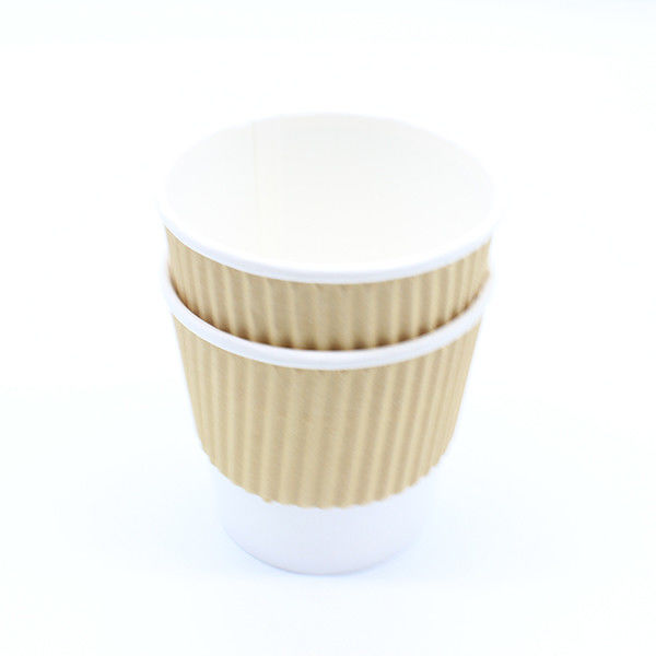 Single Wall Coffee Paper Cup Insulated Disposable Coffee Cups ISO9001 0