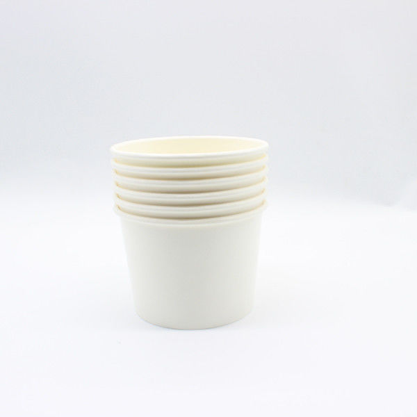Recycled  White Disposable Paper Bowl Reduces Waste 260 18PE 1