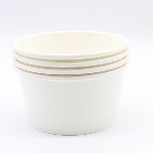 Sustainable White Kraft Paper Bowls For Environmentally Friendly Dining 2