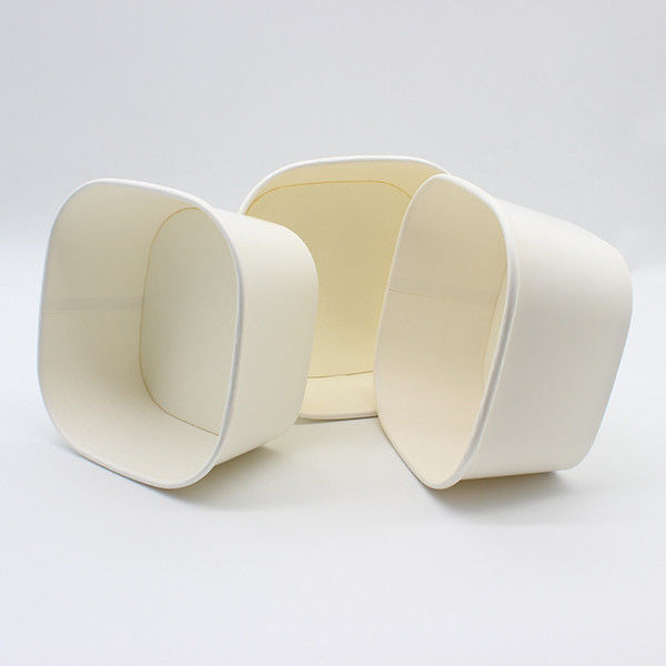 FDA Square Eco Friendly Takeaway Food Containers Customization Food Packaging Square Paper Bowl 0