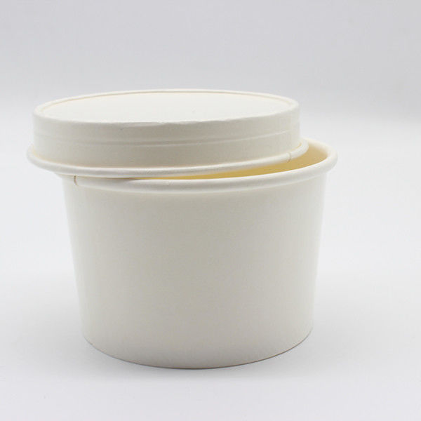 3in  Hygienic Ice Cream Cup Paper Lid Disposable Cup Covers Glossy Lamination 0