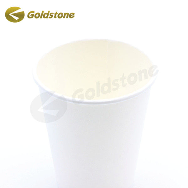 Plastic Free Single Wall Paper Cup Green Sustainable 12 Oz Disposable Coffee Cups 0