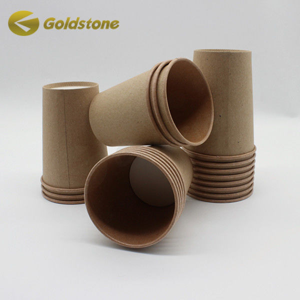 Round PE Coated Yogurt Paper Cups Single Use ODM Single Wall For Yogurt Insulation 0