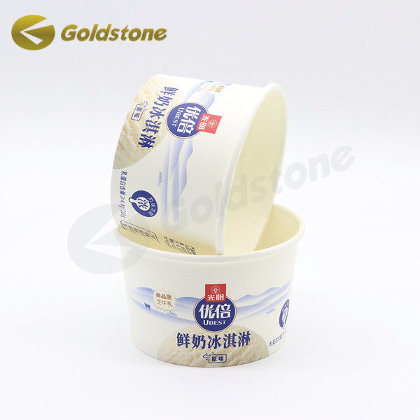 Convenient Custom Paper Ice Cream Cups Recycled Paper Cups Custom Sizes 2